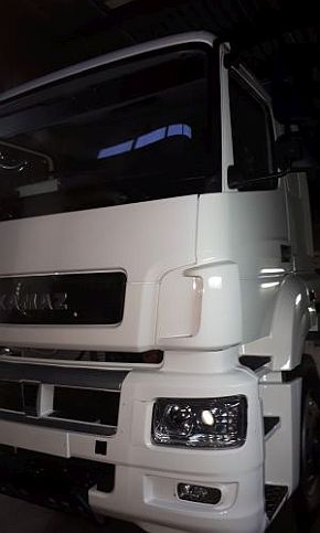 покраска кабины КАМАЗ