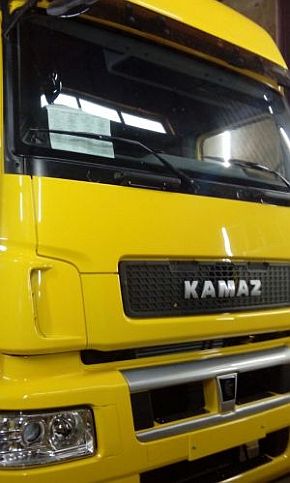покраска кабины КАМАЗ